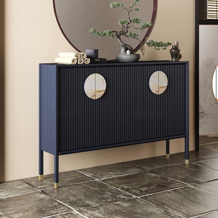 Melra Wooden marble sideboard-C