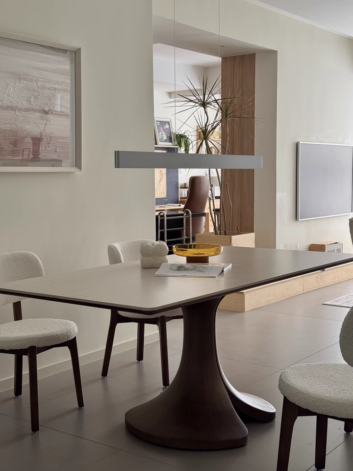 Avico Sintered stone rectangular dining set