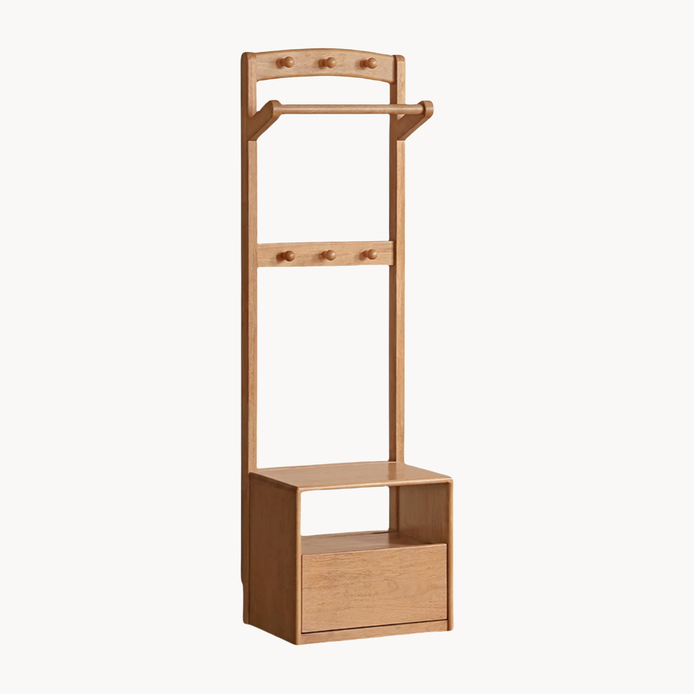 Orsova Clothes rack with storage cabinet