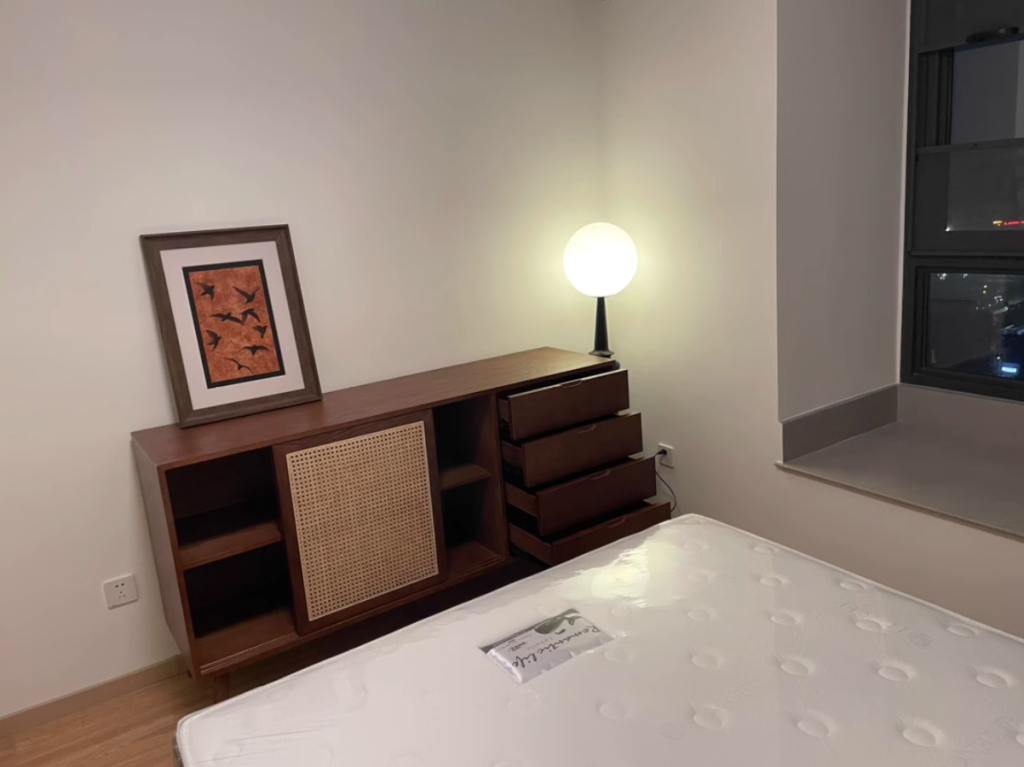 Filayre Ash wood natural rattan sideboard