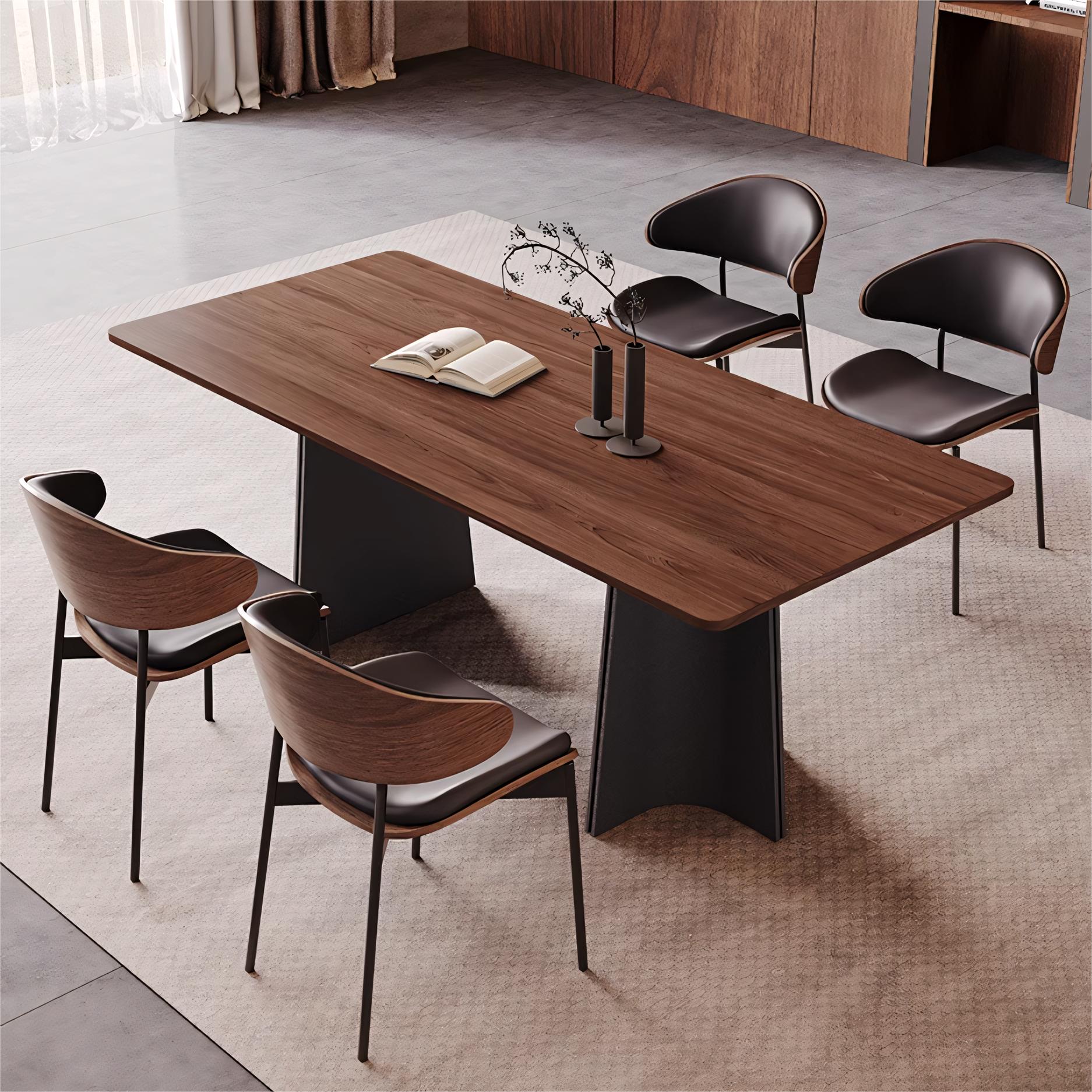 Solena Minimalist rectangular dining set