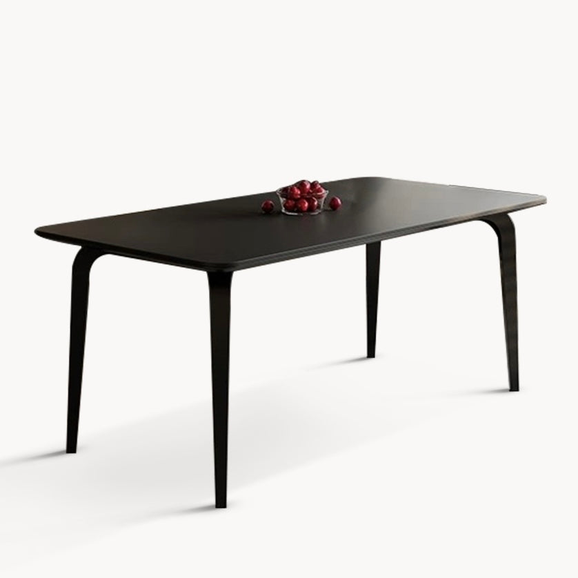 Halia Minimalist sintered stone rectangular dining table