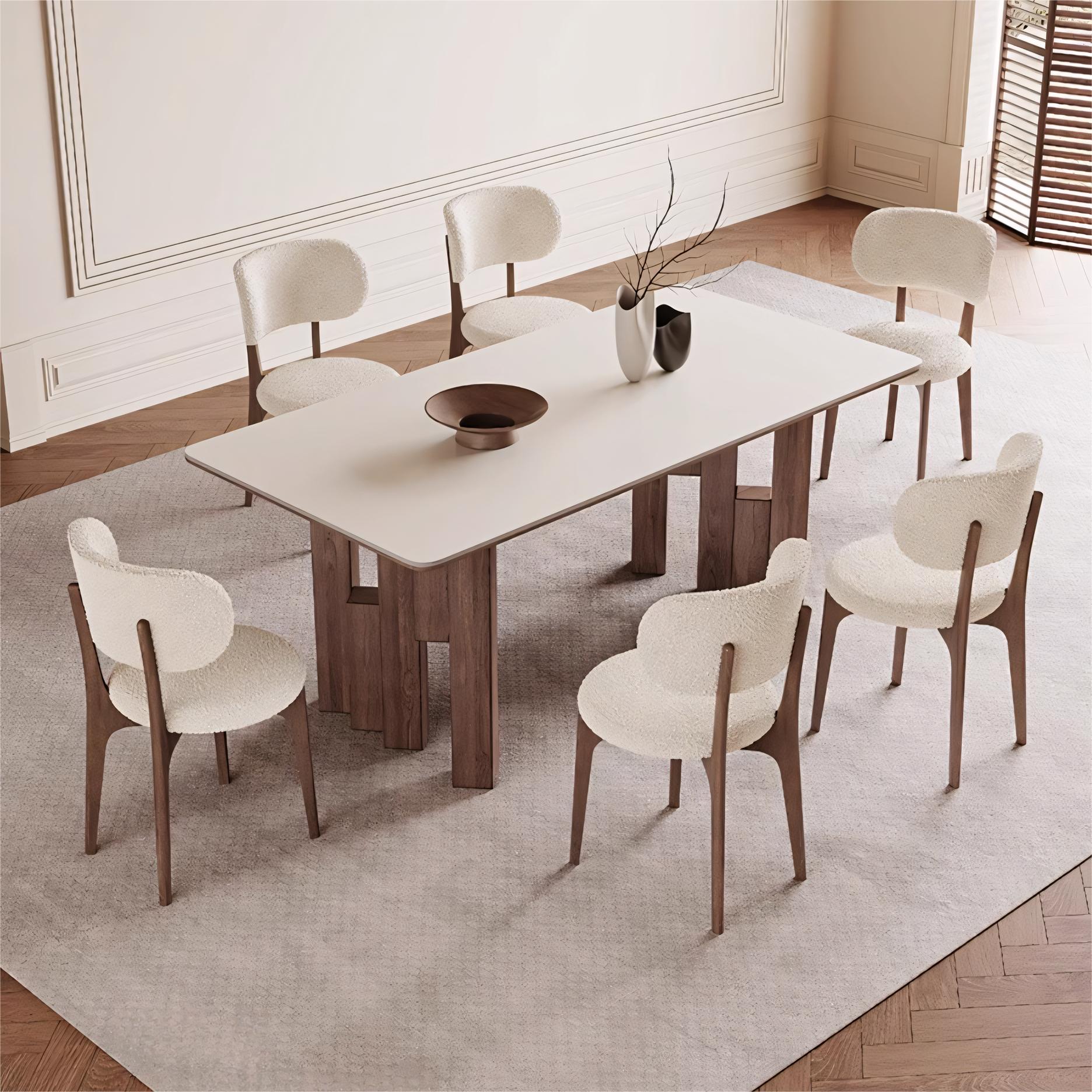Dasim Sintered stone rectangular dining set
