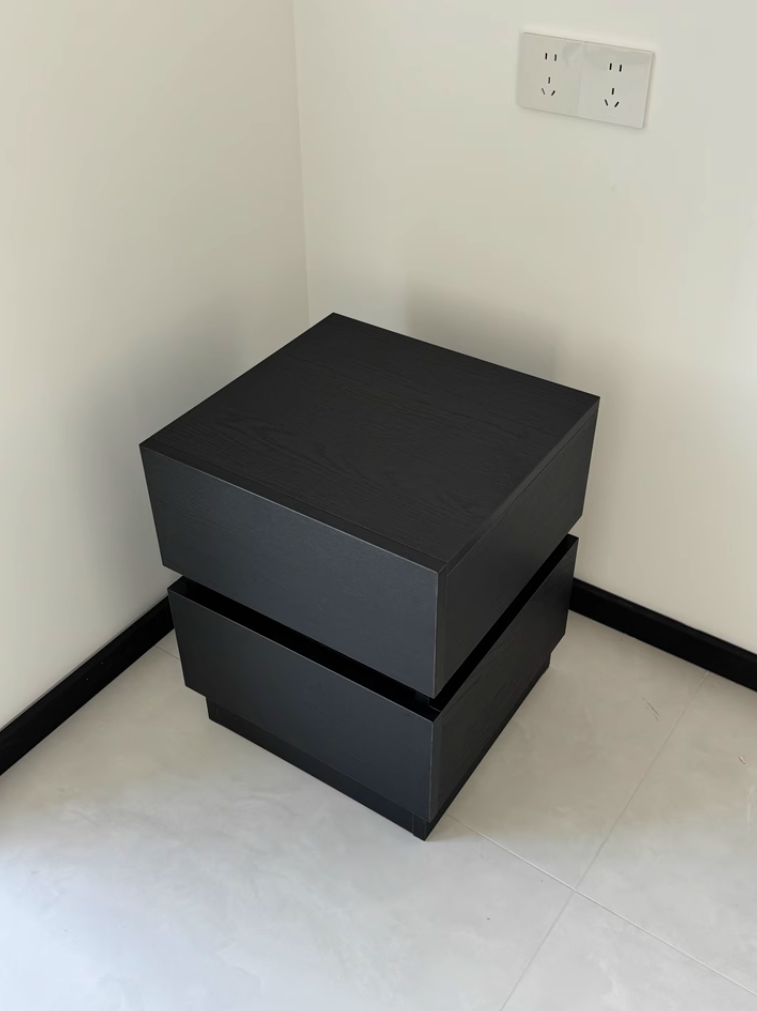 Fachic 2pcs minimalist nightstands-A