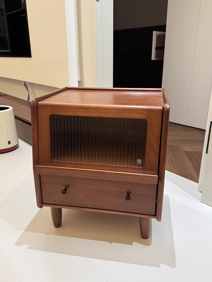 Kizzo 2pcs solid wood nightstands