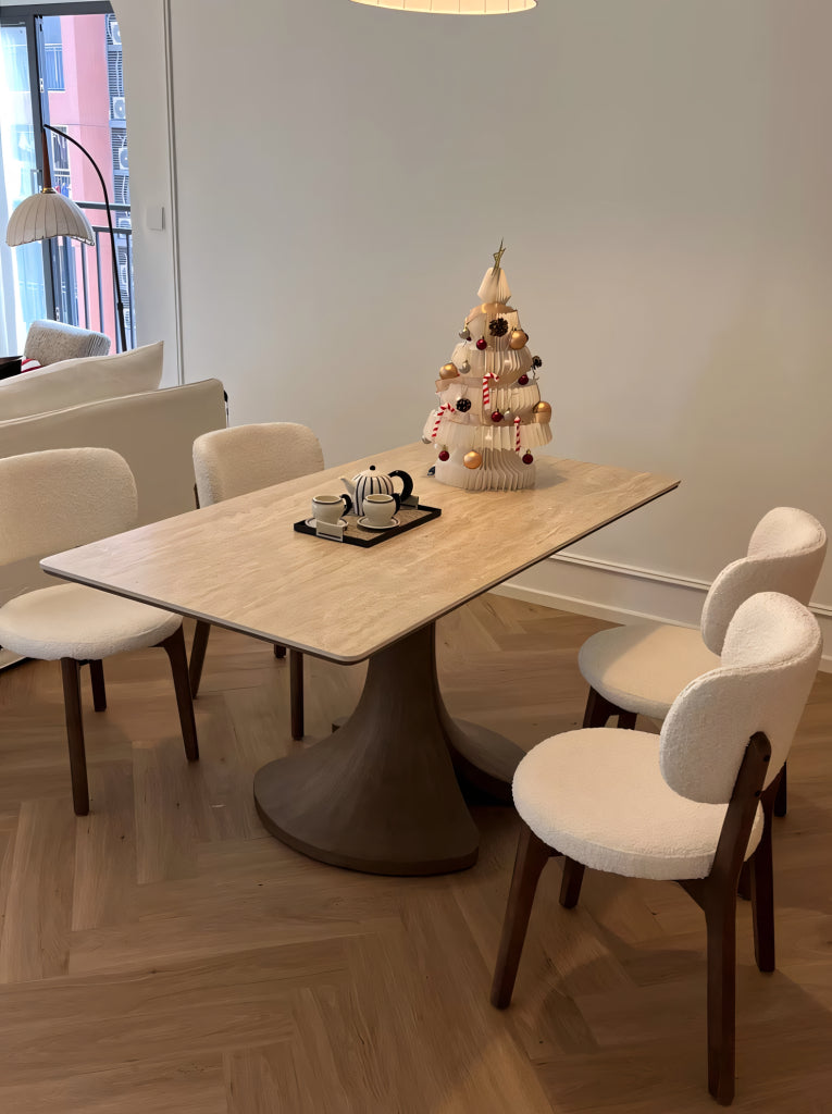 Avico Sintered stone rectangular dining set