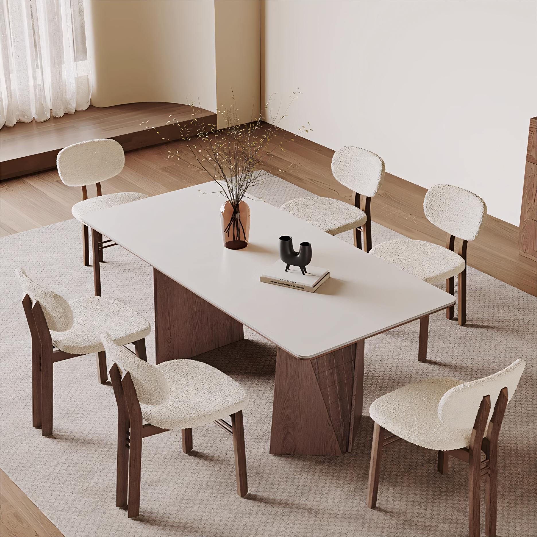 Bielo  Sintered stone rectangular dining set