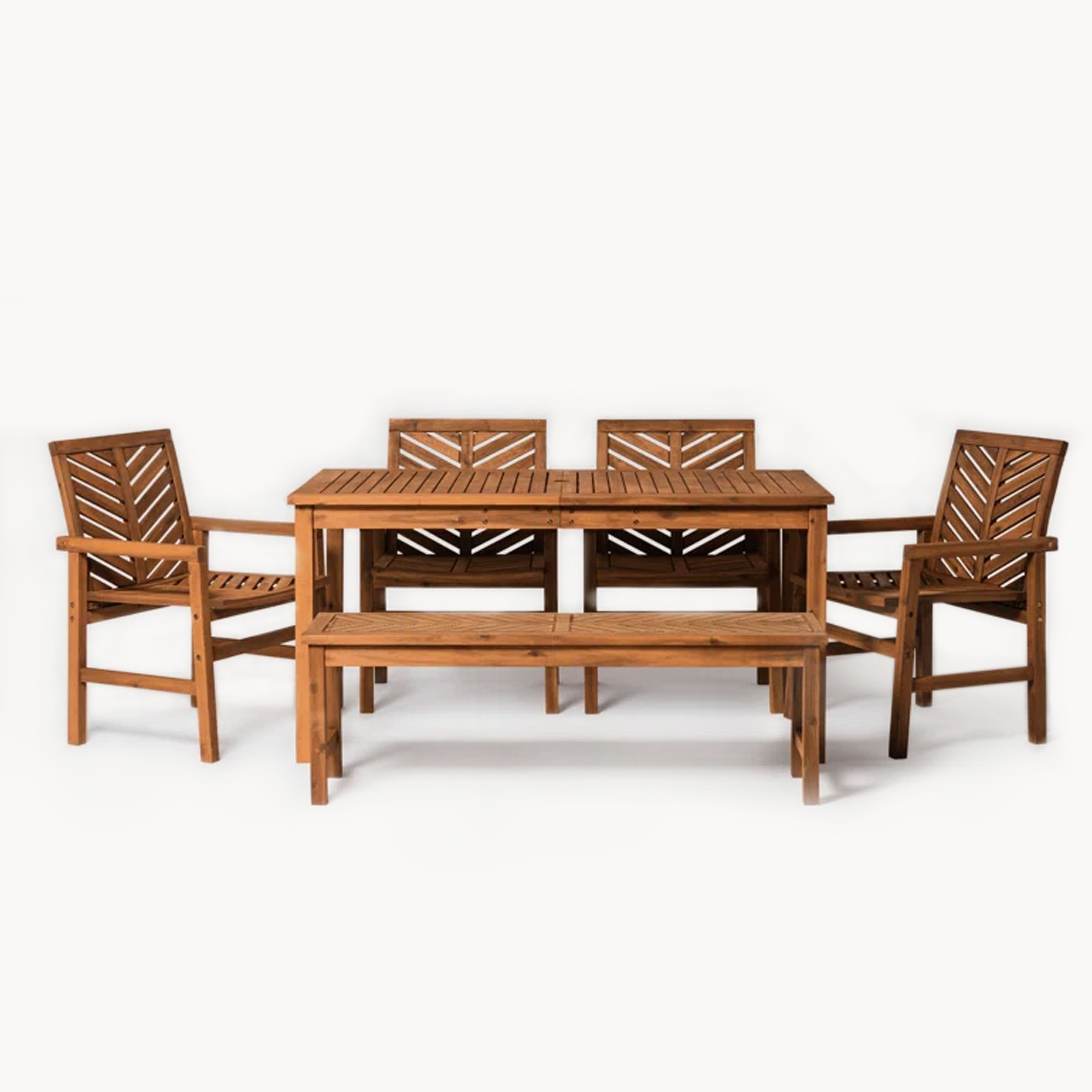 Fintor Solid wood outdoor dining set