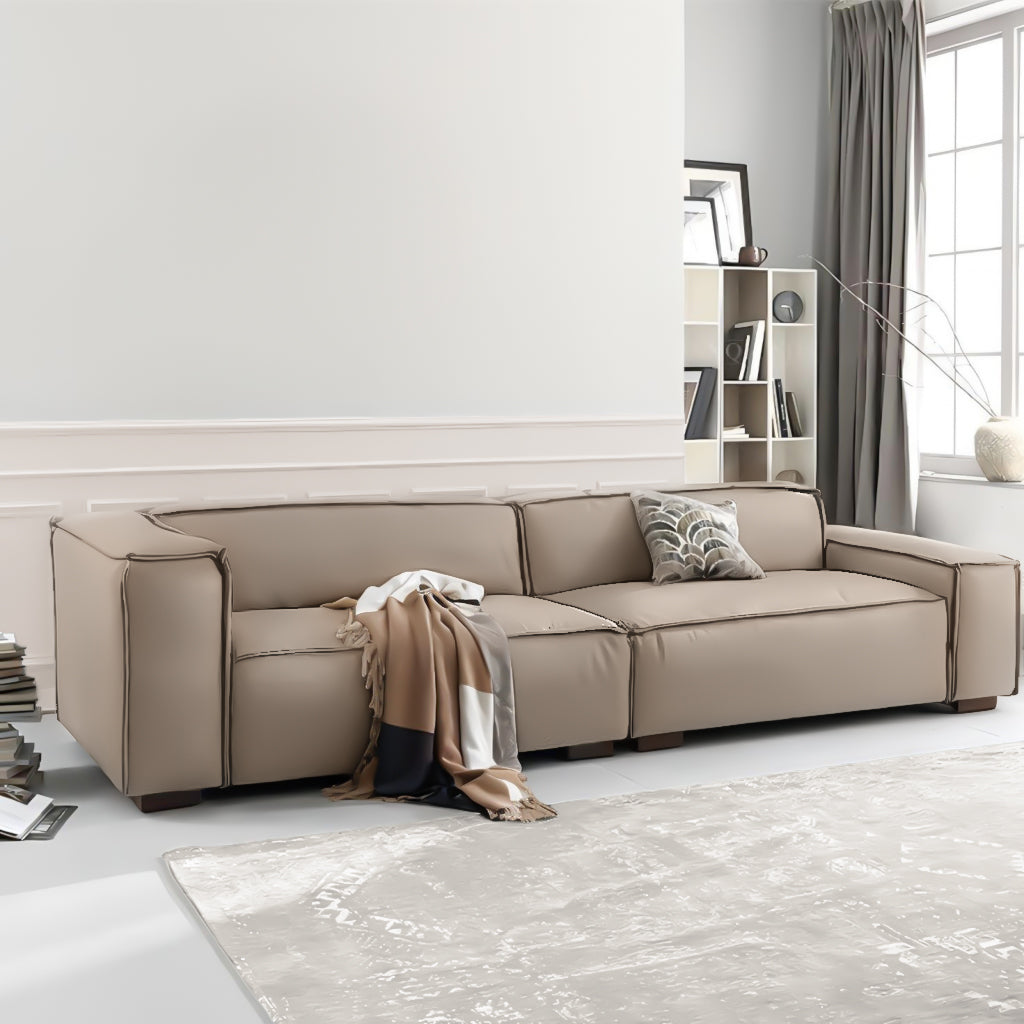 Filorun Minimalist fabric straight sofa