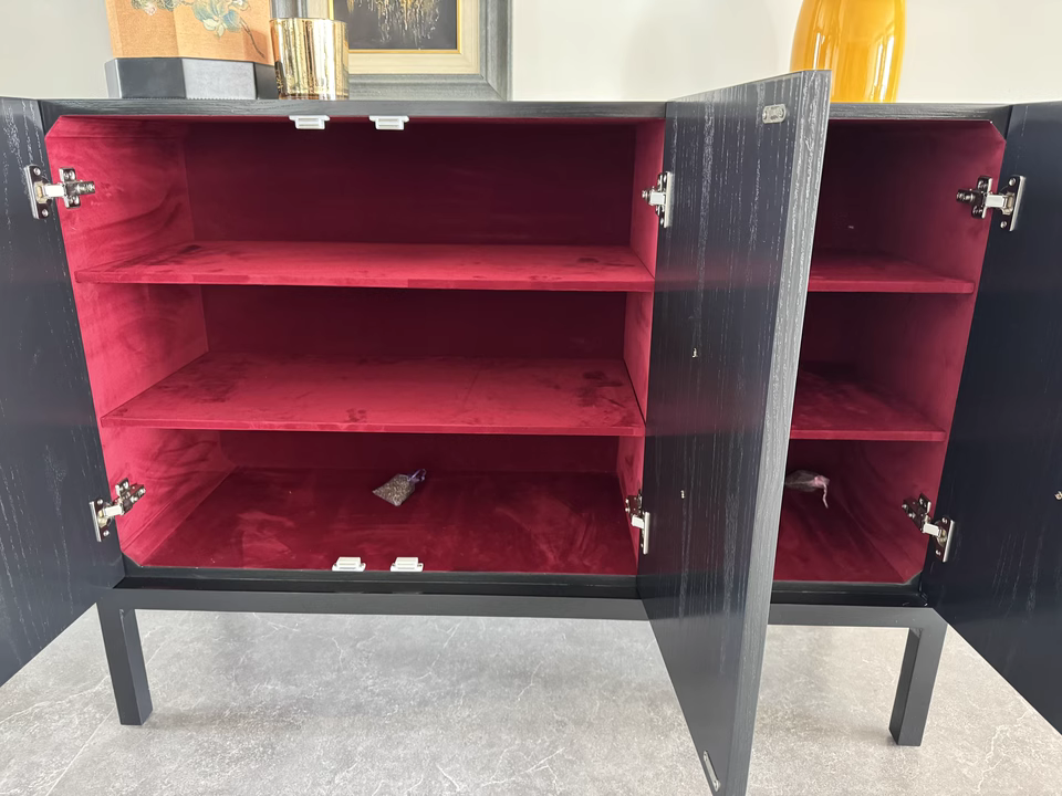 Zalro Wooden marble sideboard-B