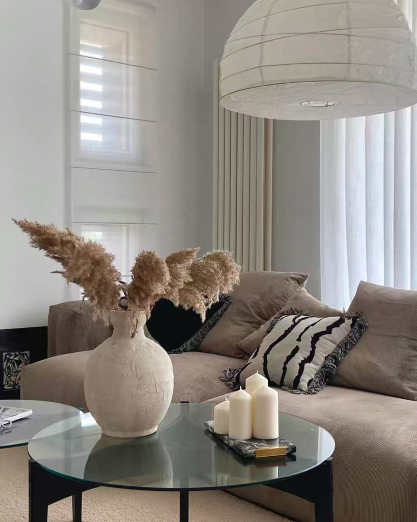 Zedraco Minimalist washable modular sofa with ottoman-A