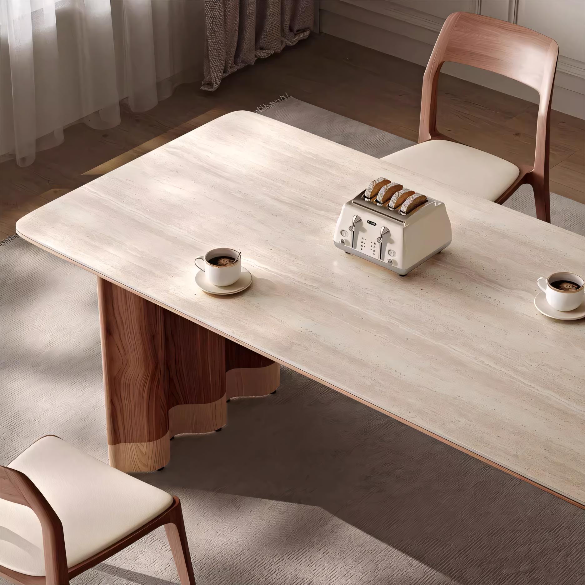 Junado Sintered stone rectangular dining table