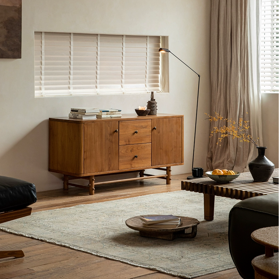 Oxular Teak solid wood sideboard