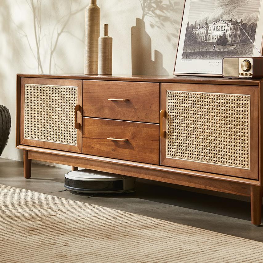 Altrix Solid wood TV cabinet