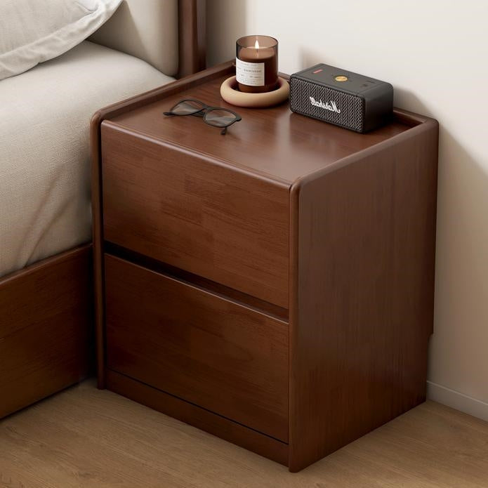 Biadra 2pcs solid wood nightstands-A