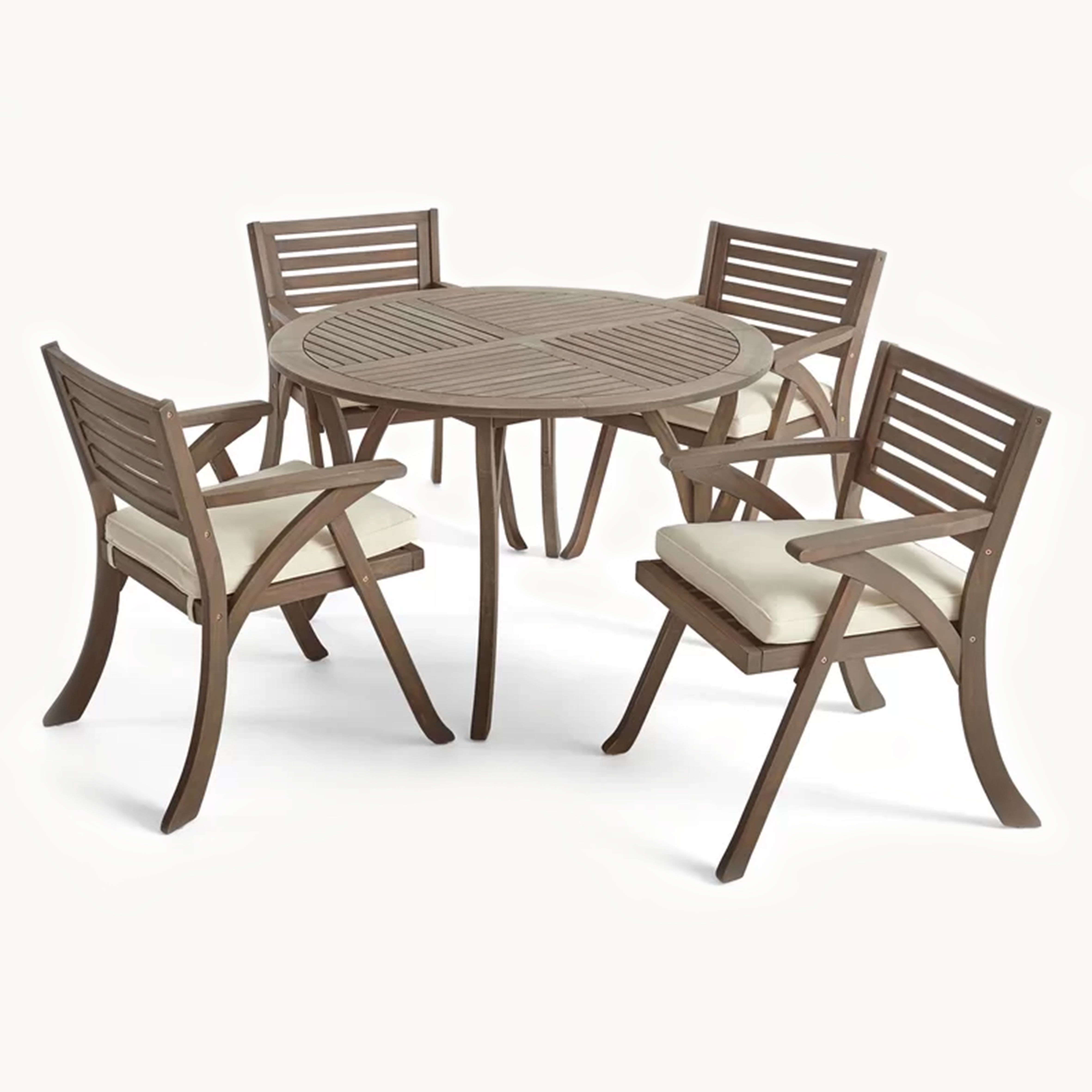 Belzor Solid wood outdoor dining set