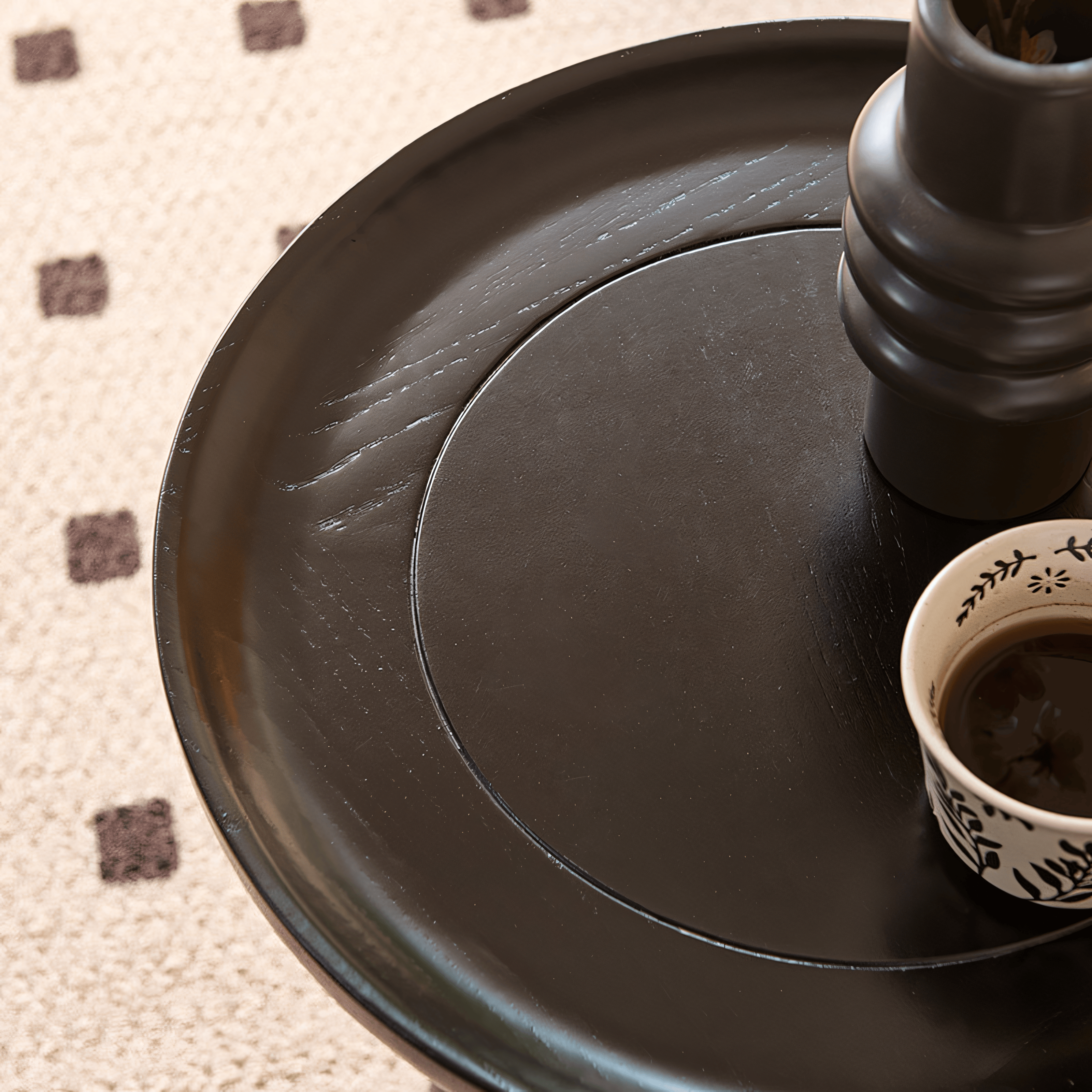 Lanuze Solid wood side table-A