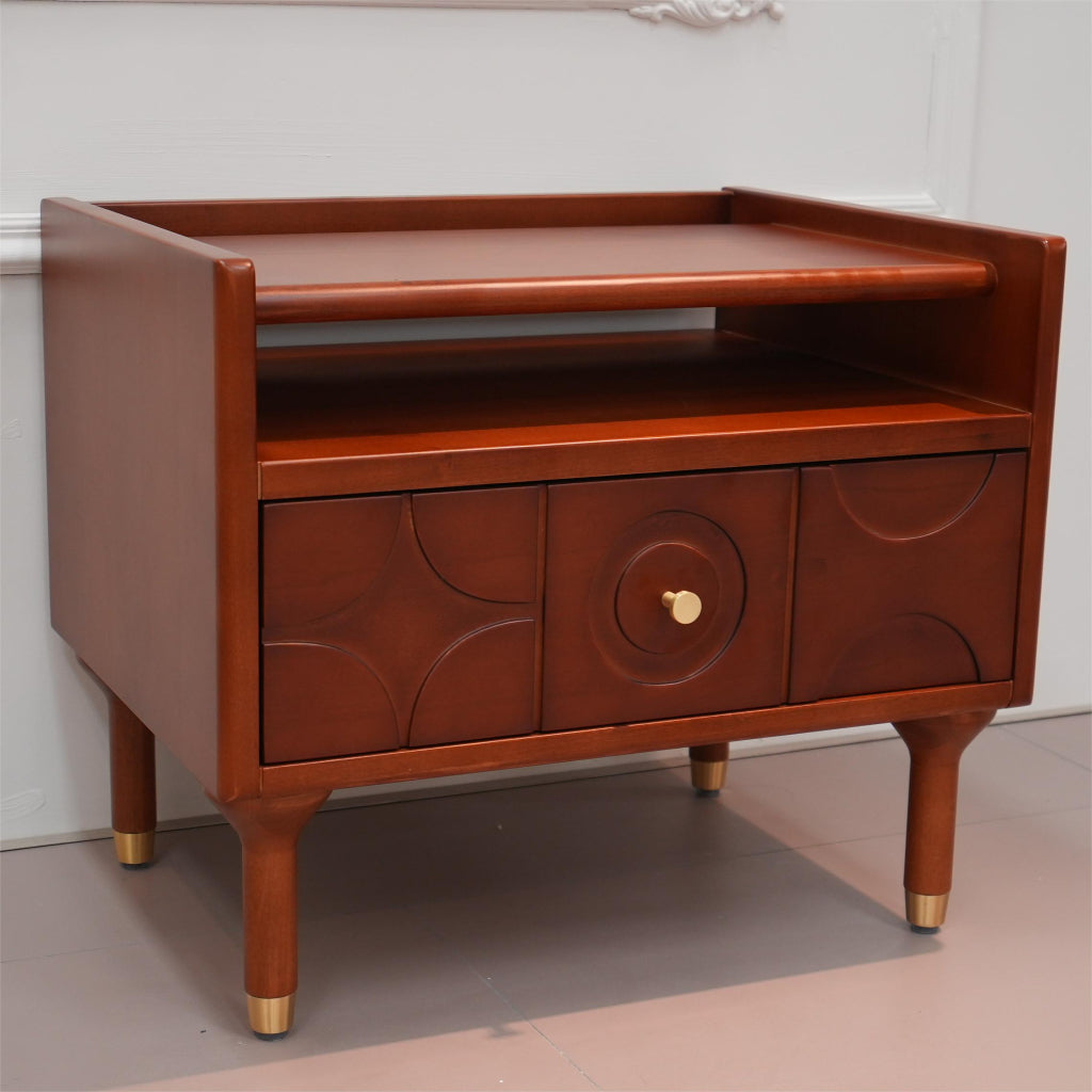 Calir 2pcs boxwood nightstands