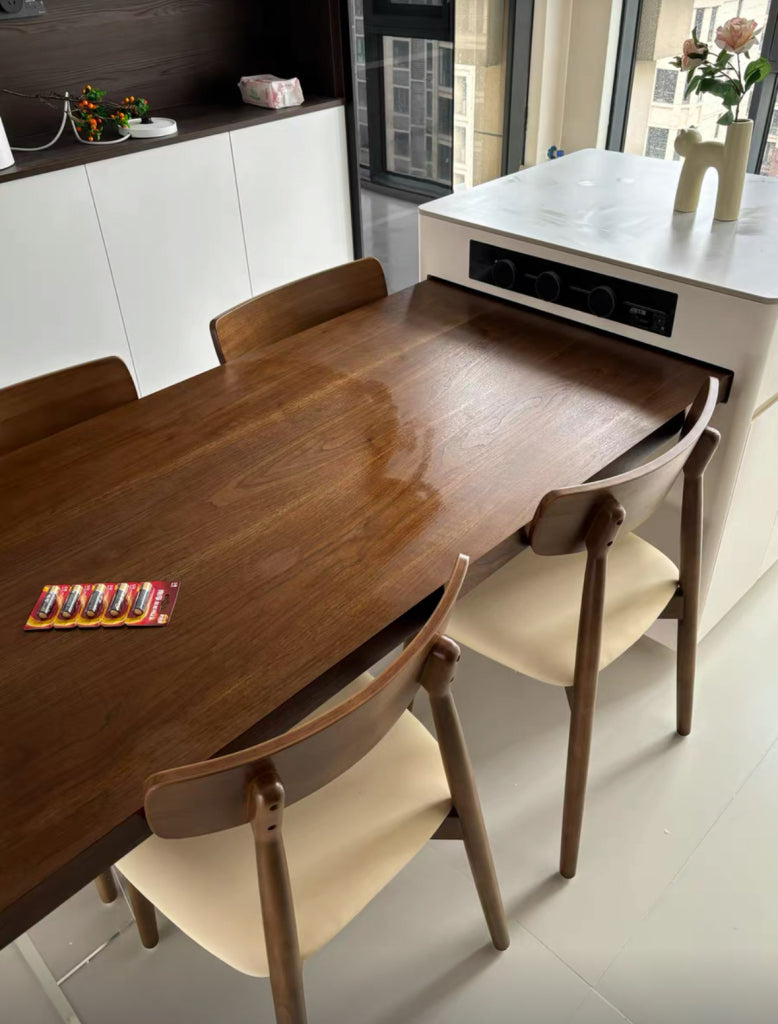 Seren 2pcs set-ash solid wood dining chair