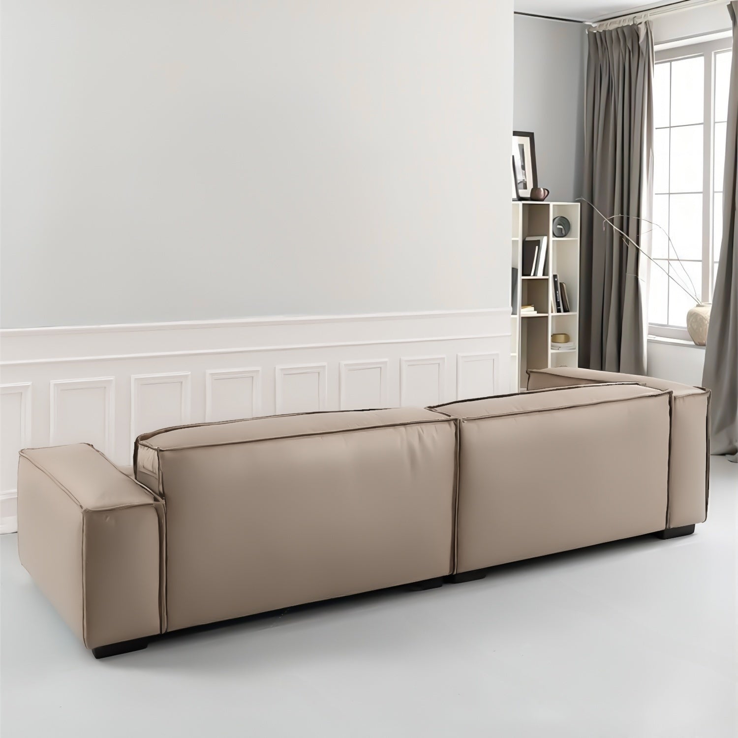 Filorun Minimalist fabric straight sofa