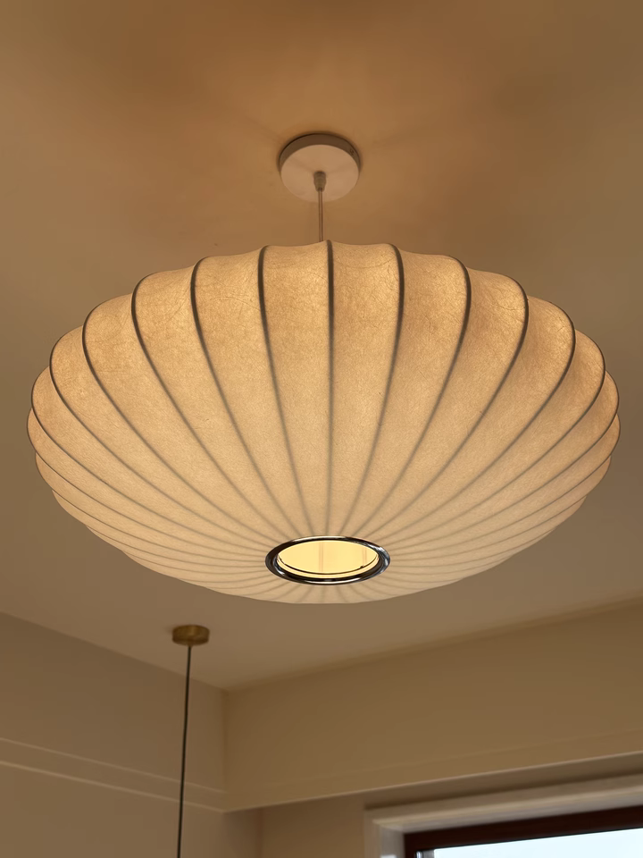 Sinoye Silk fabric pendant light-A