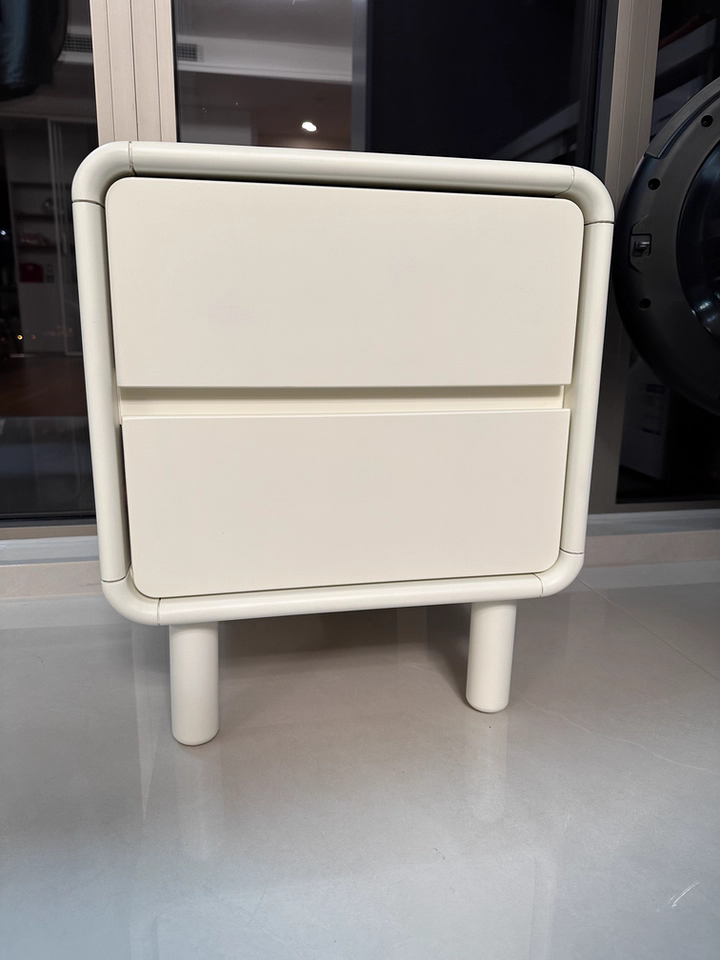 Tezi 2pcs solid wood nightstands