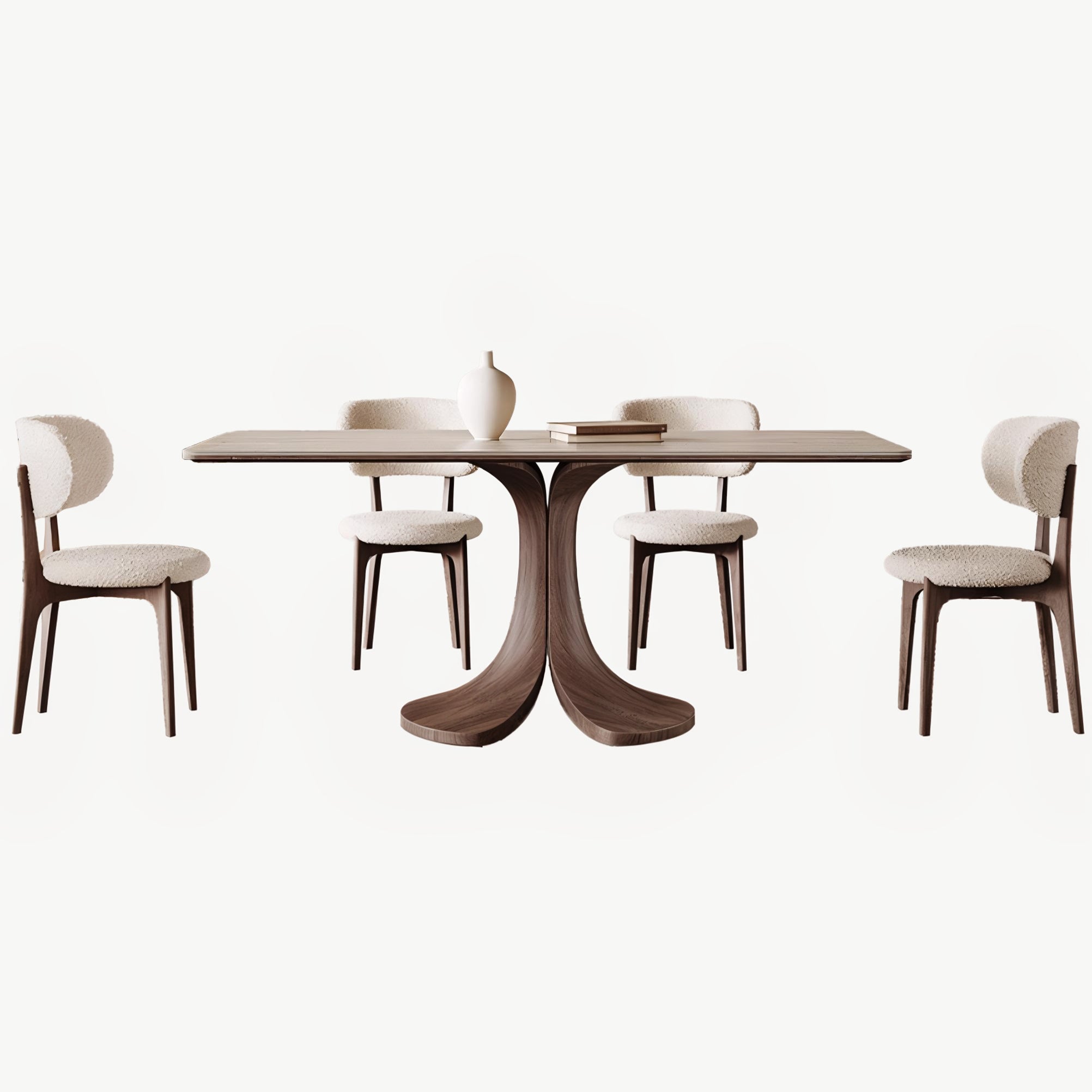Avico Sintered stone rectangular dining set
