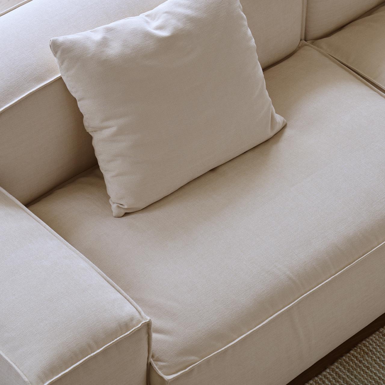Eobie Washable fabric straight sofa