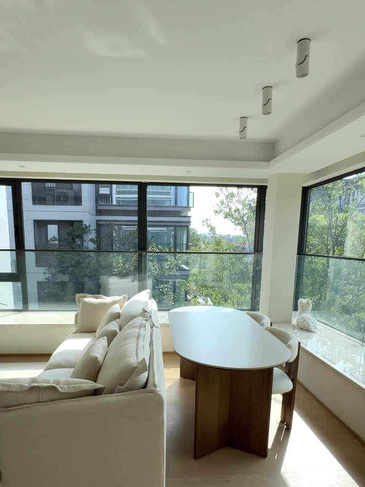 Ignazio Washable natural linen fabric straight sofa