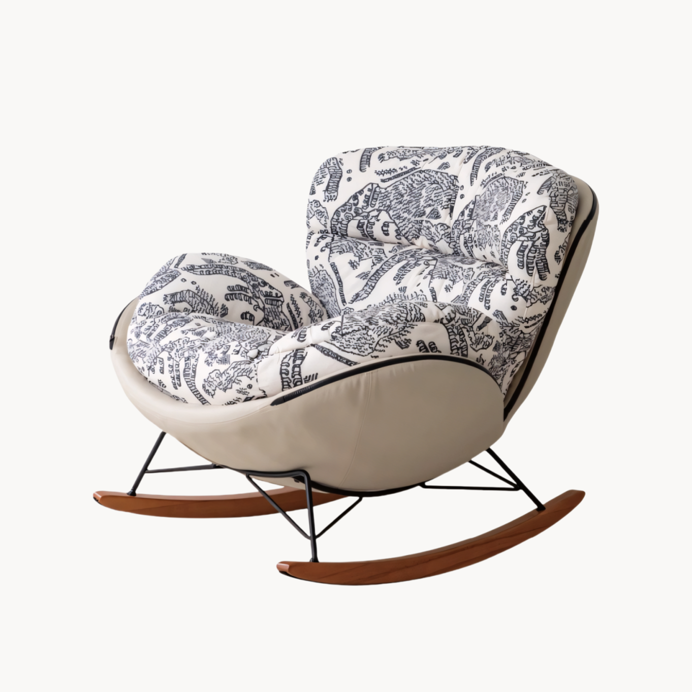 Amati Fabric rocking chair