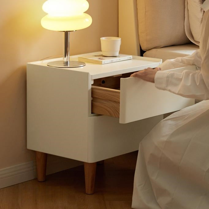 Cedarri 2pcs solid wood nightstands-B