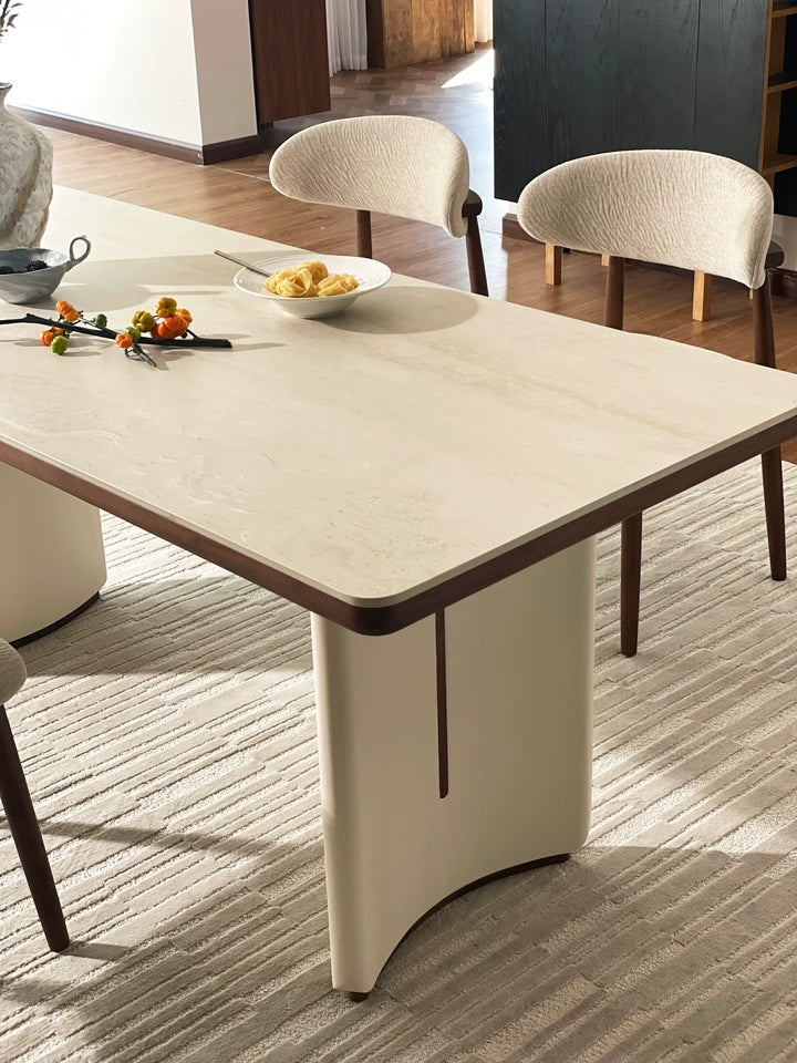 Shileay Sintered stone rectangular dining set
