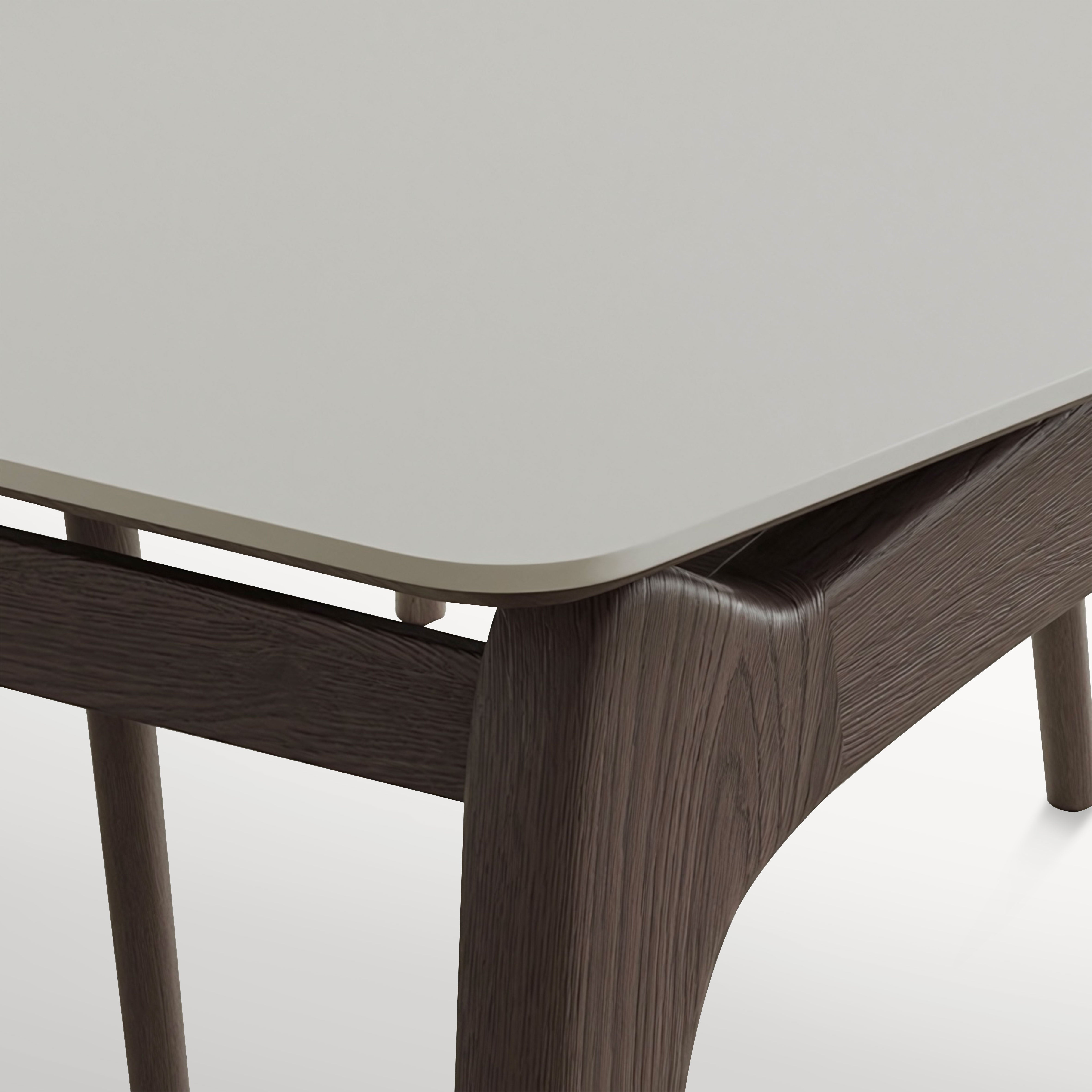 Lemarie Ash solid wood rectangular dining table