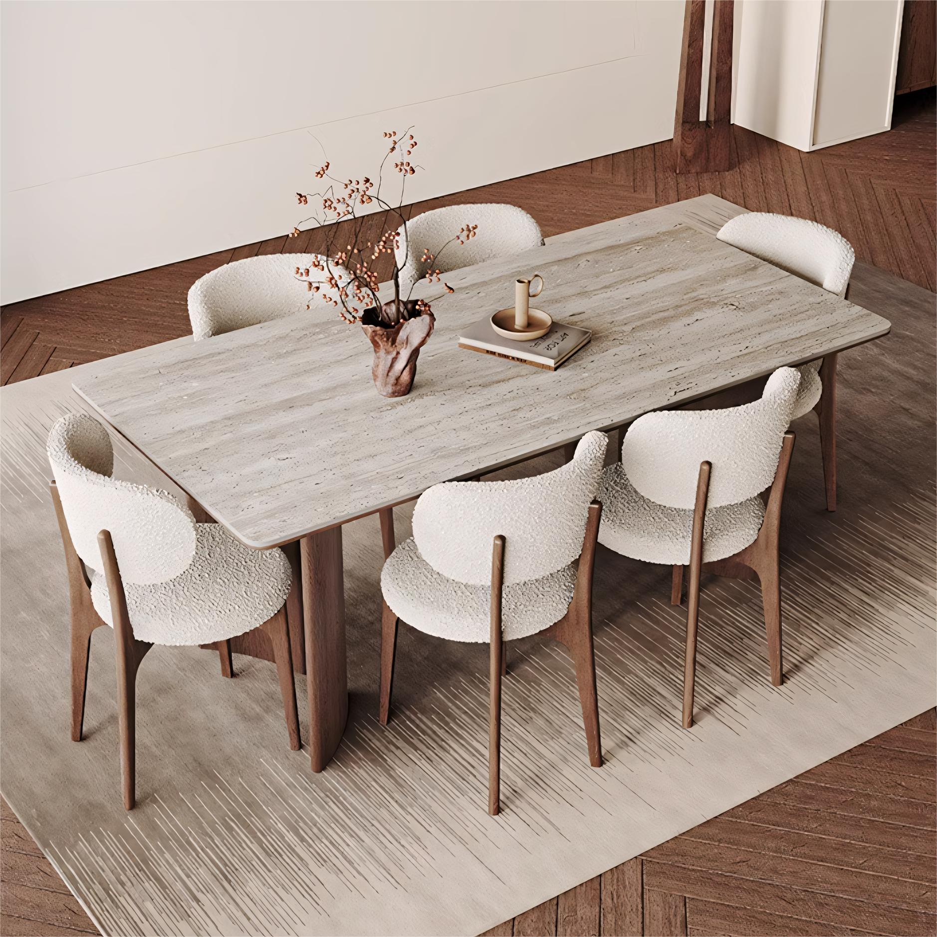 Genul Sintered stone rectangular dining table