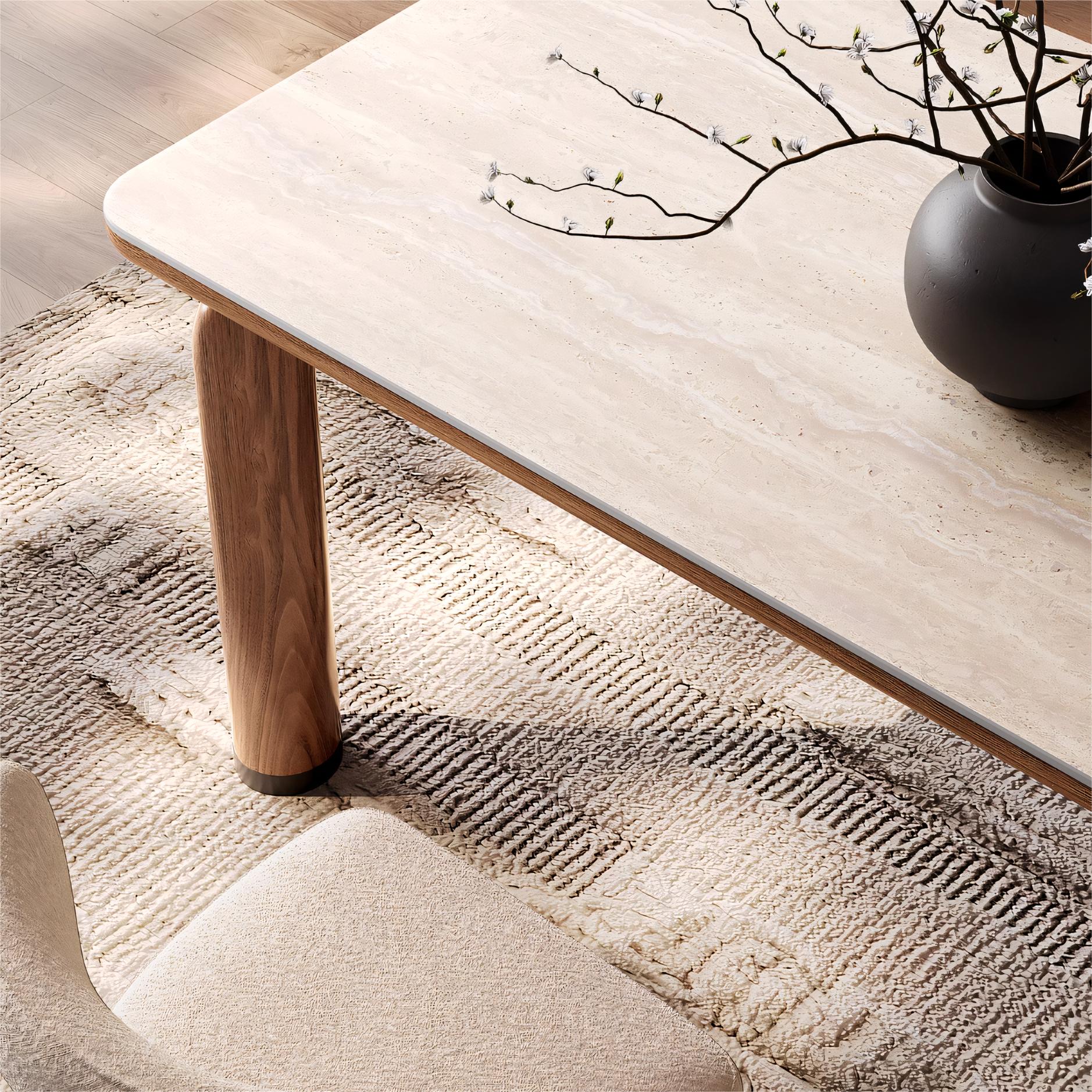 Keinn Sintered stone rectangular dining table