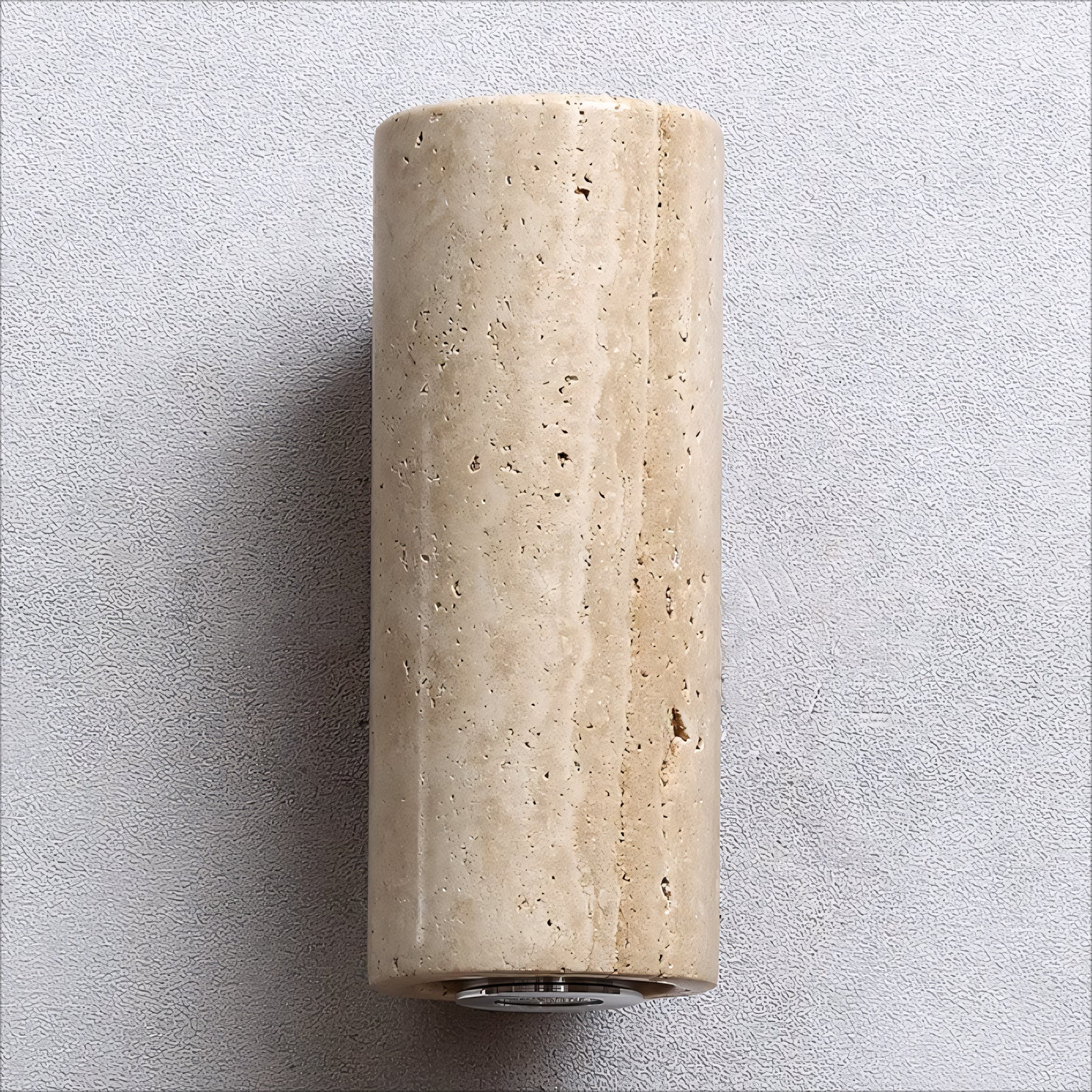 Vicria 2pcs yellow travertine rubberwood wall lights bedside lights-A