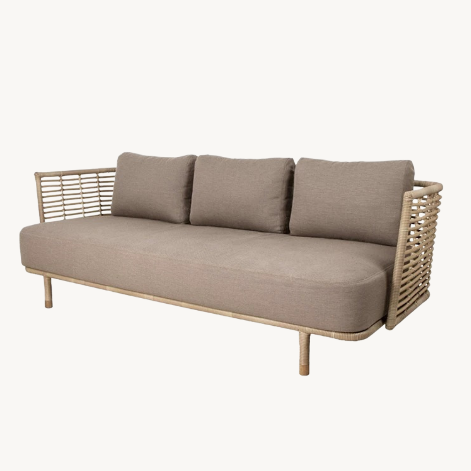 Lisanie Pe rattan aluminum alloy outdoor leisure sofa-A