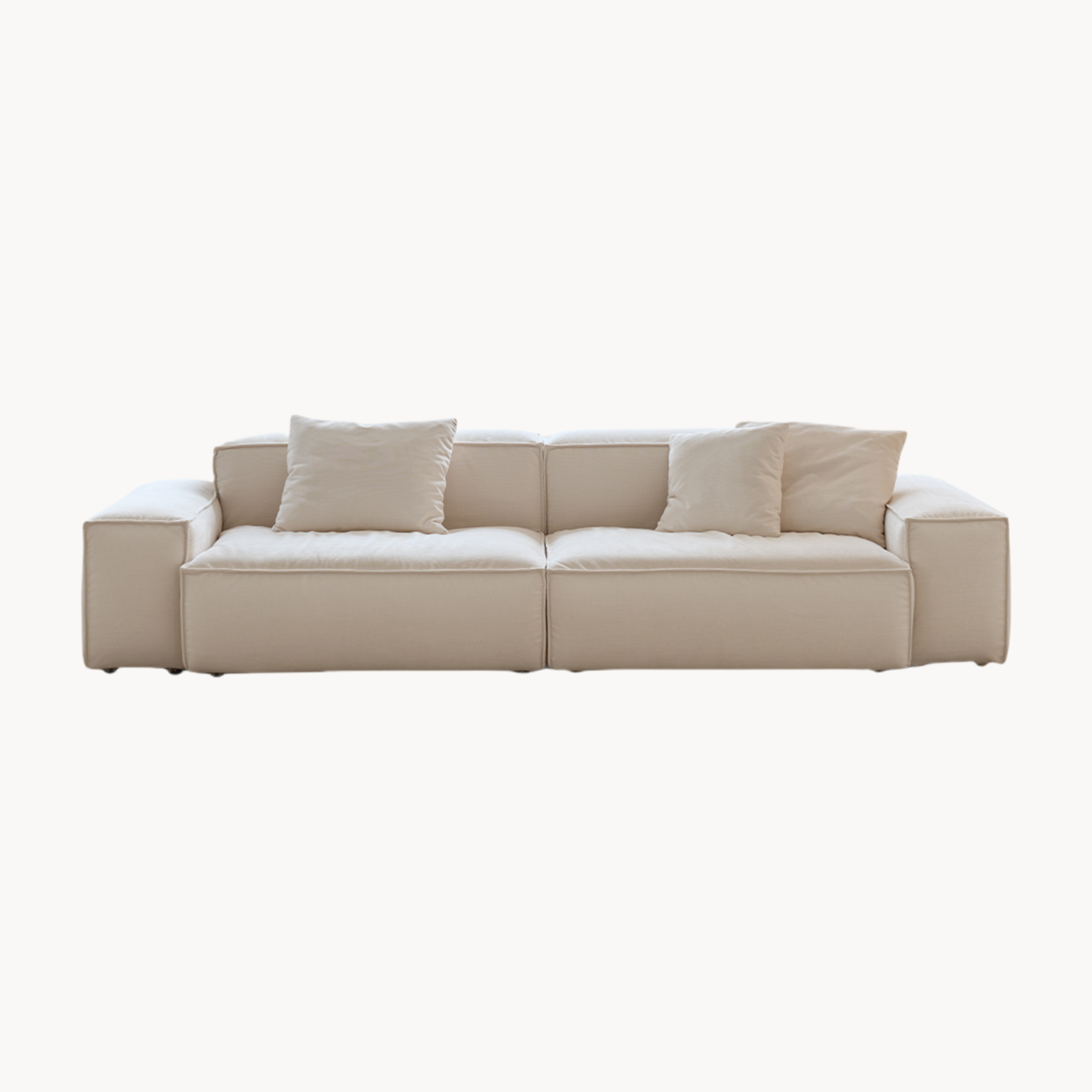 Eobie Washable fabric straight sofa