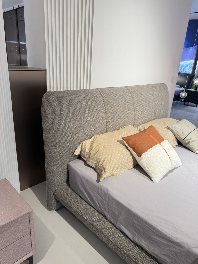 Besimo Fabric solid wood bed