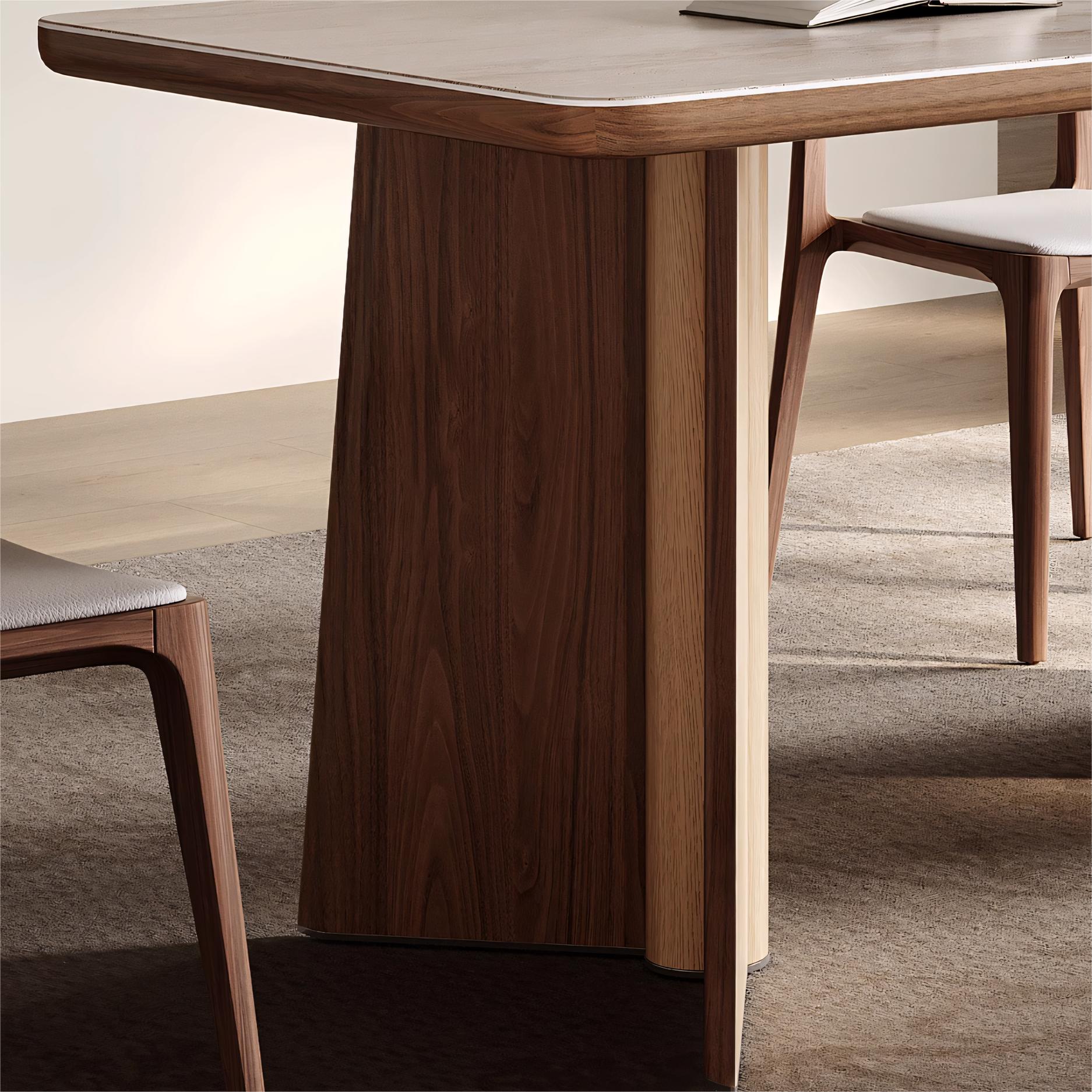 Jukee Sintered stone rectangular dining table