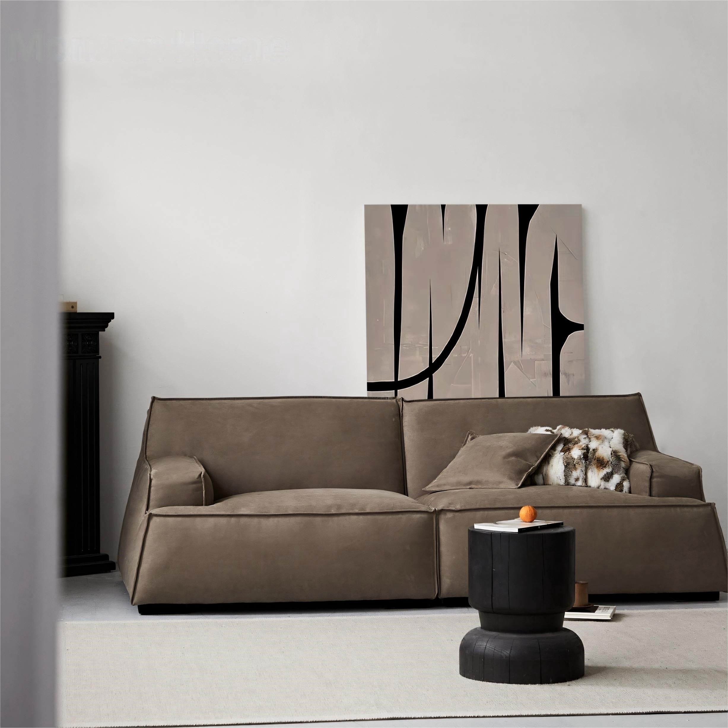 Grazi Fabric straight sofa