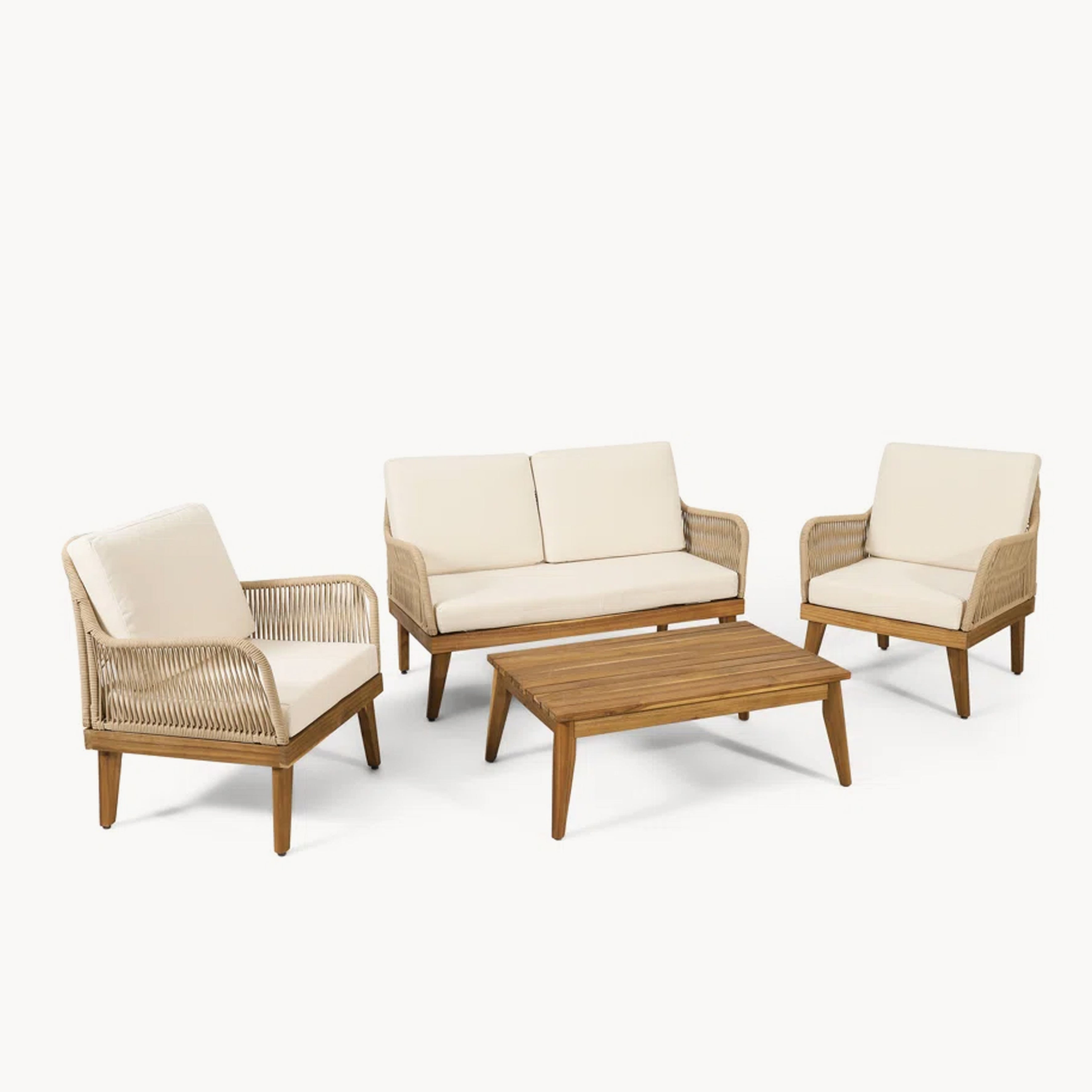 Qualen Solid wood outdoor set