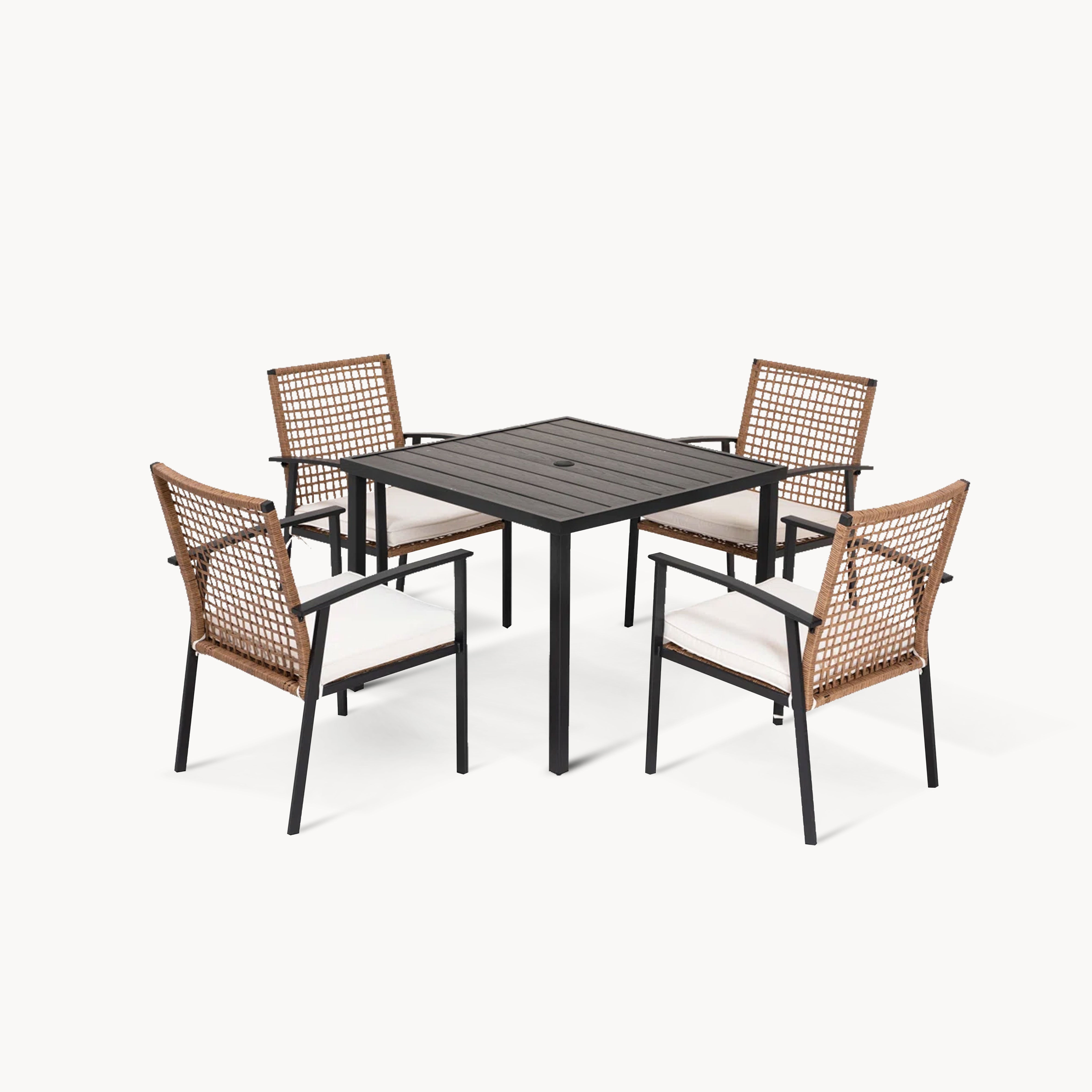 Yarto Minimalist aluminum alloy outdoor dining set