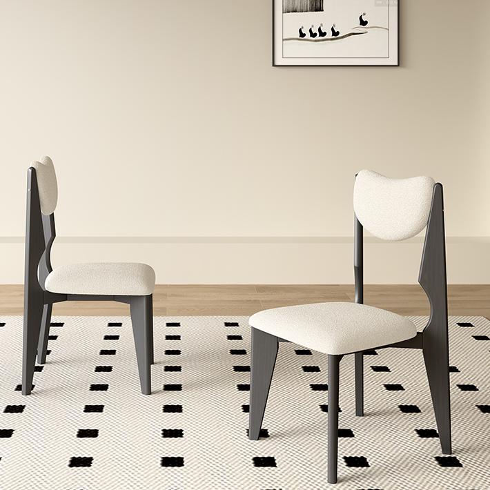 Quina Sintered stone solid wood rectangular dining set-A