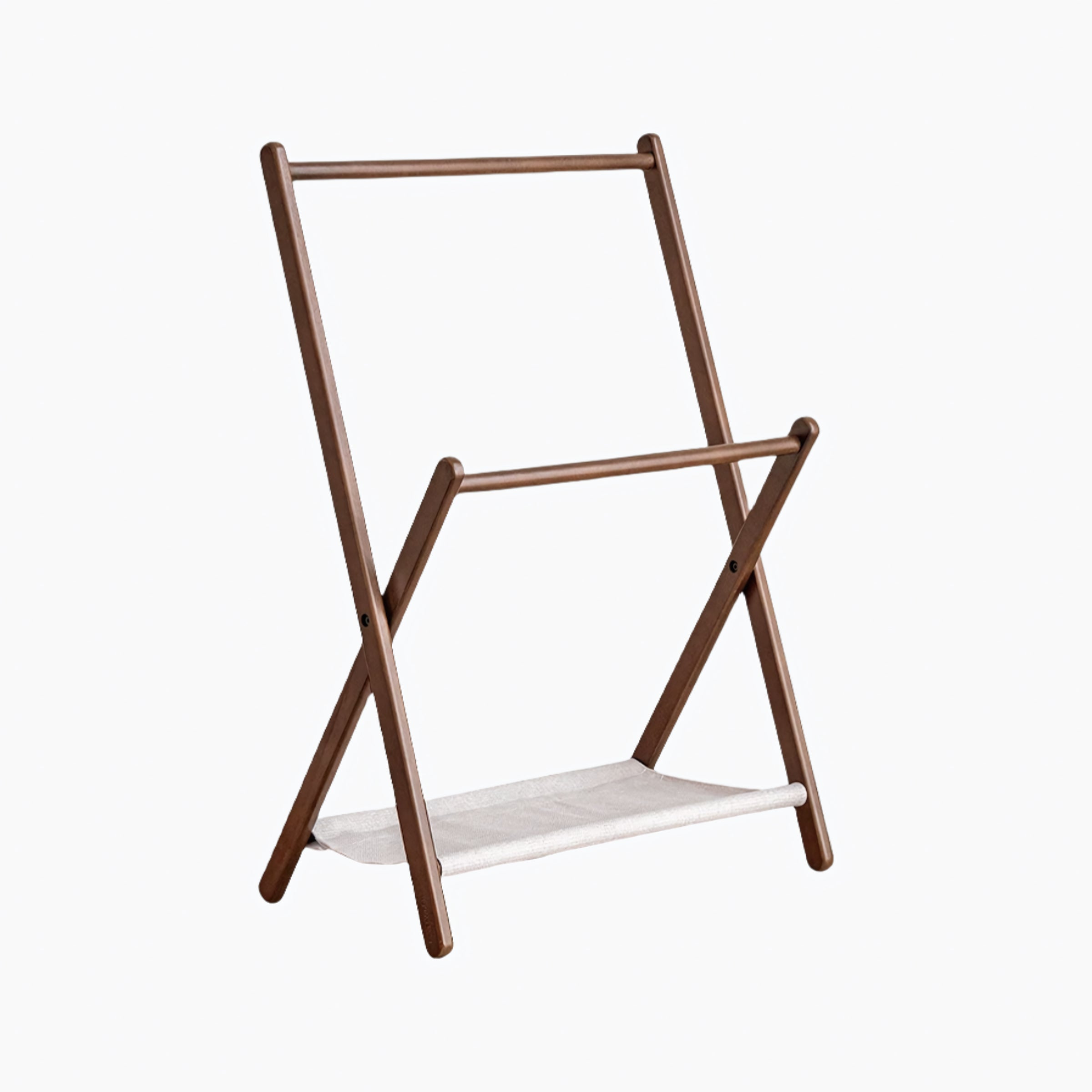Irrax Solid wood folding clothes rack