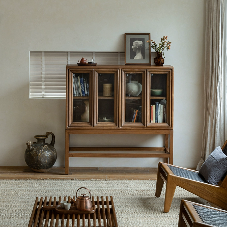 Mevit Teak solid wood sideboard