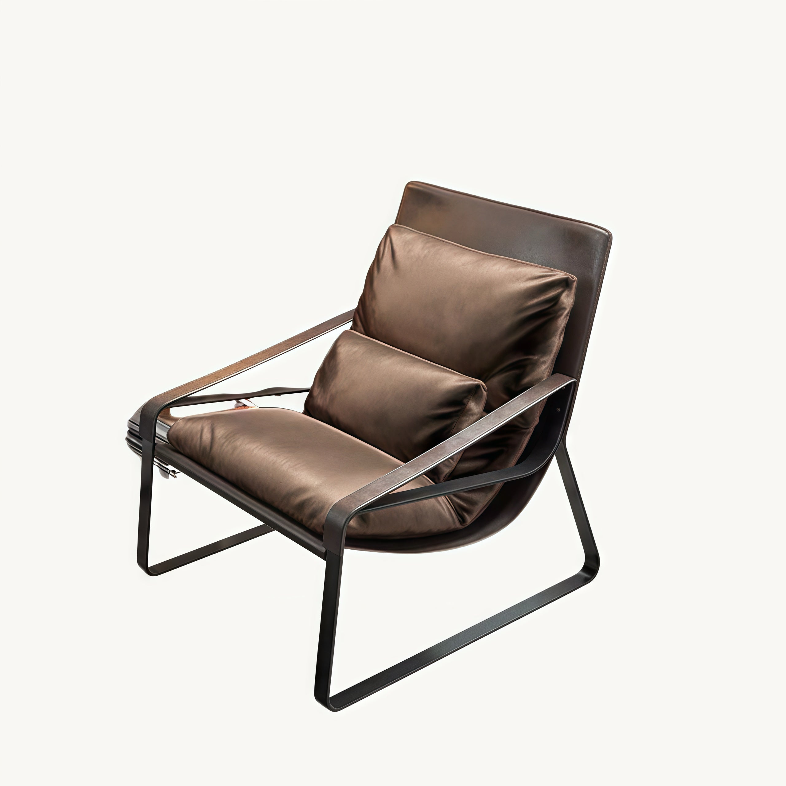 Jamoter Leather accent chair-A