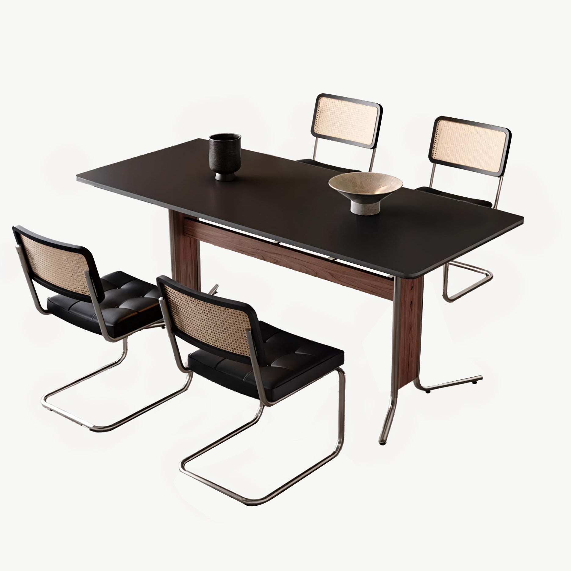 Igsan Sintered stone rectangular dining set