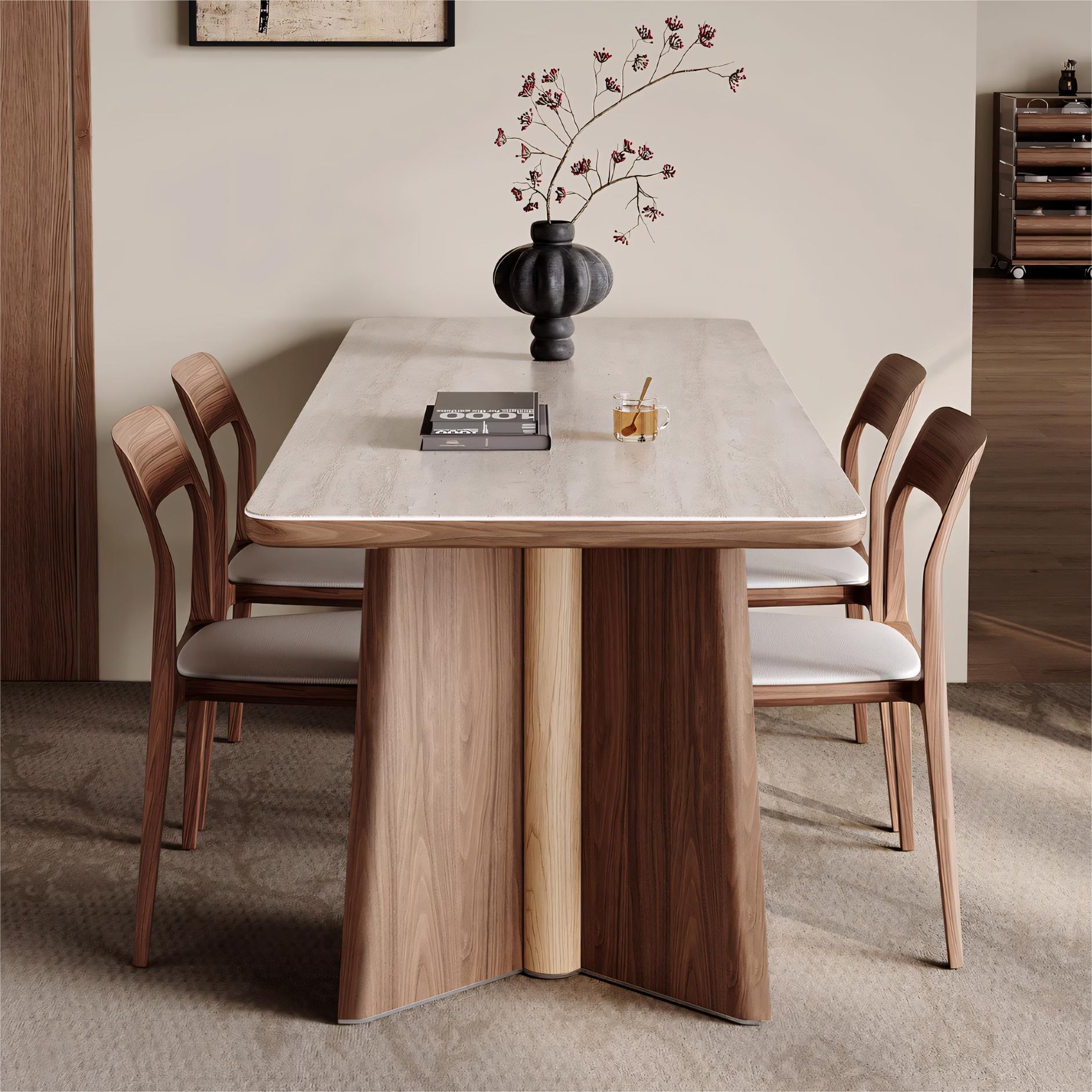 Jukee Sintered stone rectangular dining table