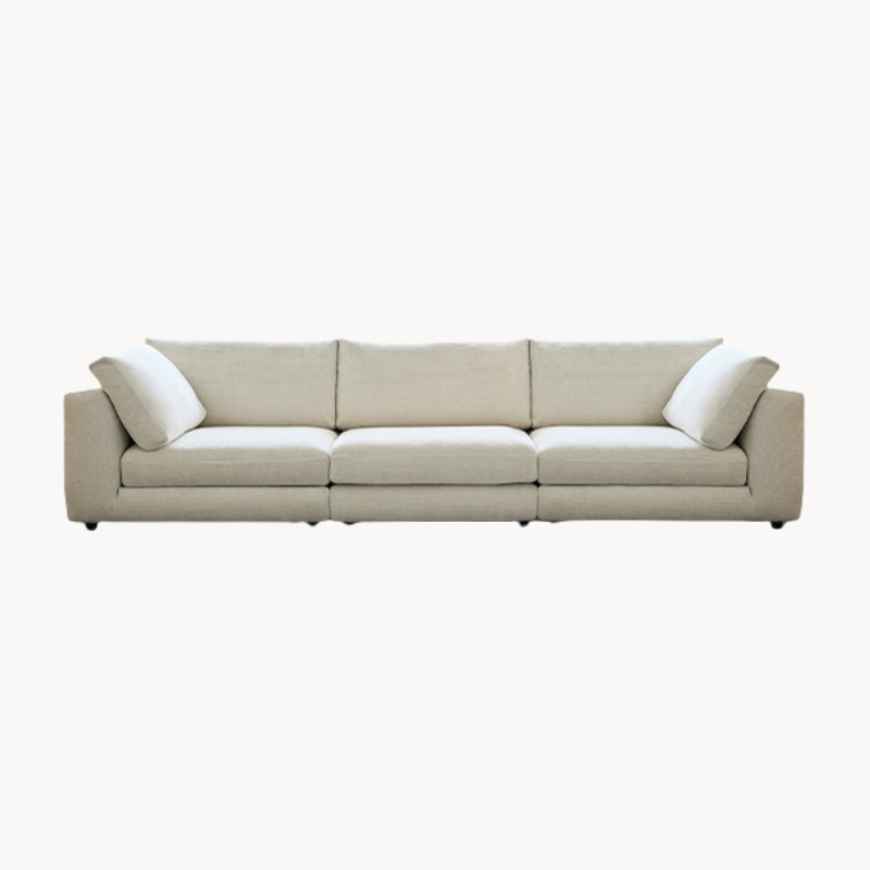 Firosu Washable fabric straight sofa-A